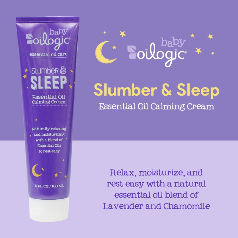 Oilogic Slumber & Sleep Baby Lotion - Gentle Calming Cream with 100% Pure Essential Oils for Smooth & Moisturized Skin - Pediatrician-Tested, Safe for Babies & Toddlers Baby Essentials Skincare - Image 2